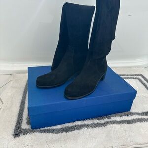 New Stuart Weitzman Black Over the Knee Reserve Boot